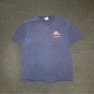 vintage Colorado avalanche 2001 Stanley cup champions navy nhl shirt size xl